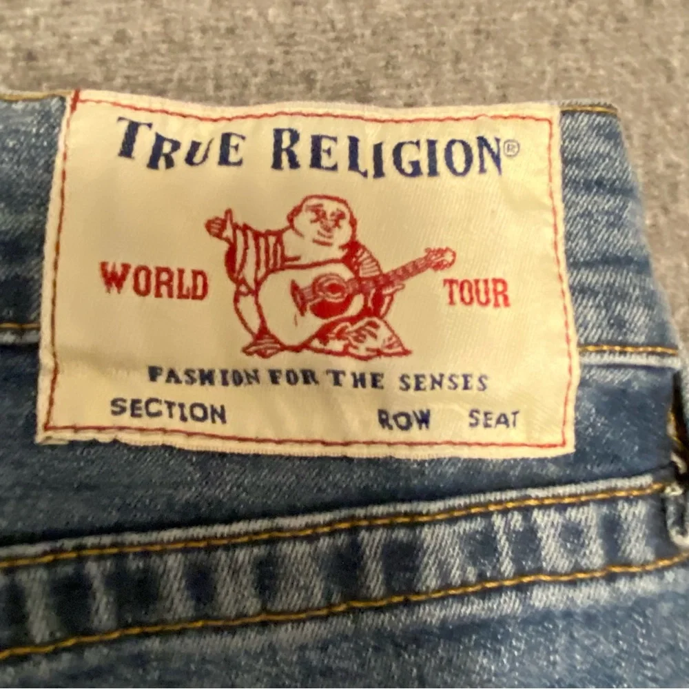True Religion Jeans Mens Size 29 Geno Relaxed Slim Dark Wash‎ Preppy